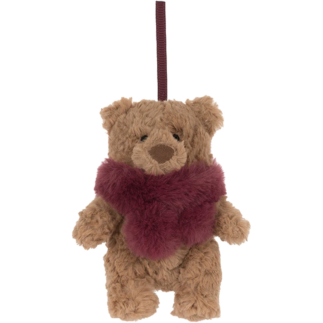 jellycat kersthanger bartholomew winter warmer - 10 cm | BARS6DE | 2