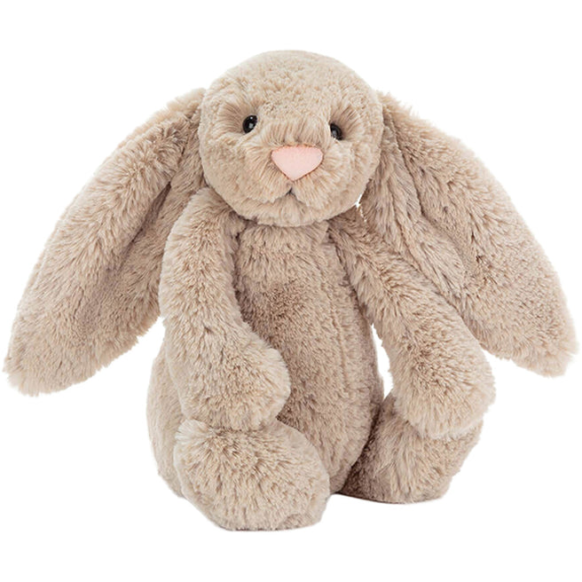 jellycat knuffelkonijn bashful beige bunny - 31 cm | BAS3BNN | 