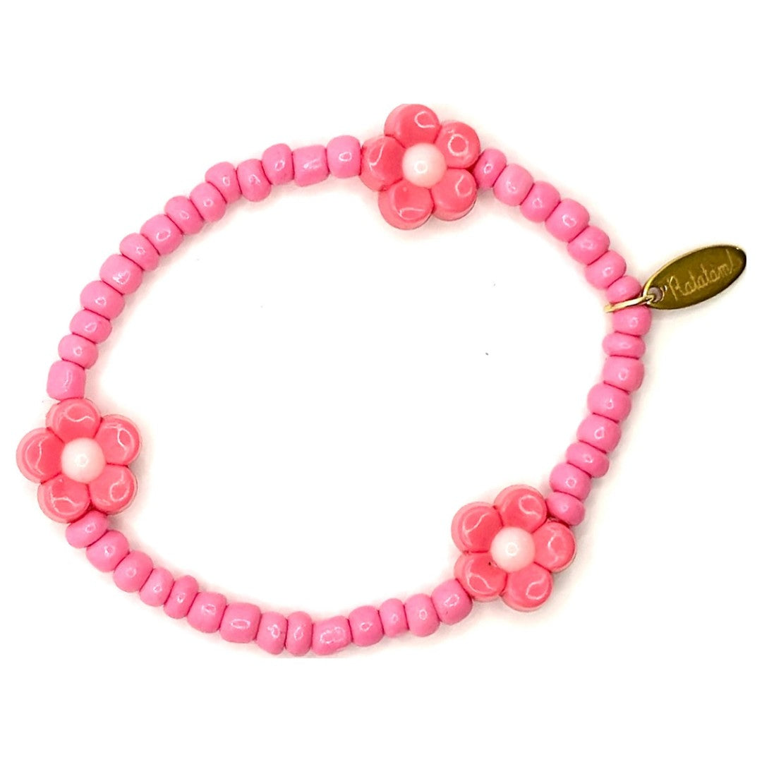 ratatam armband met bloem paars | BR-FLO05 | 