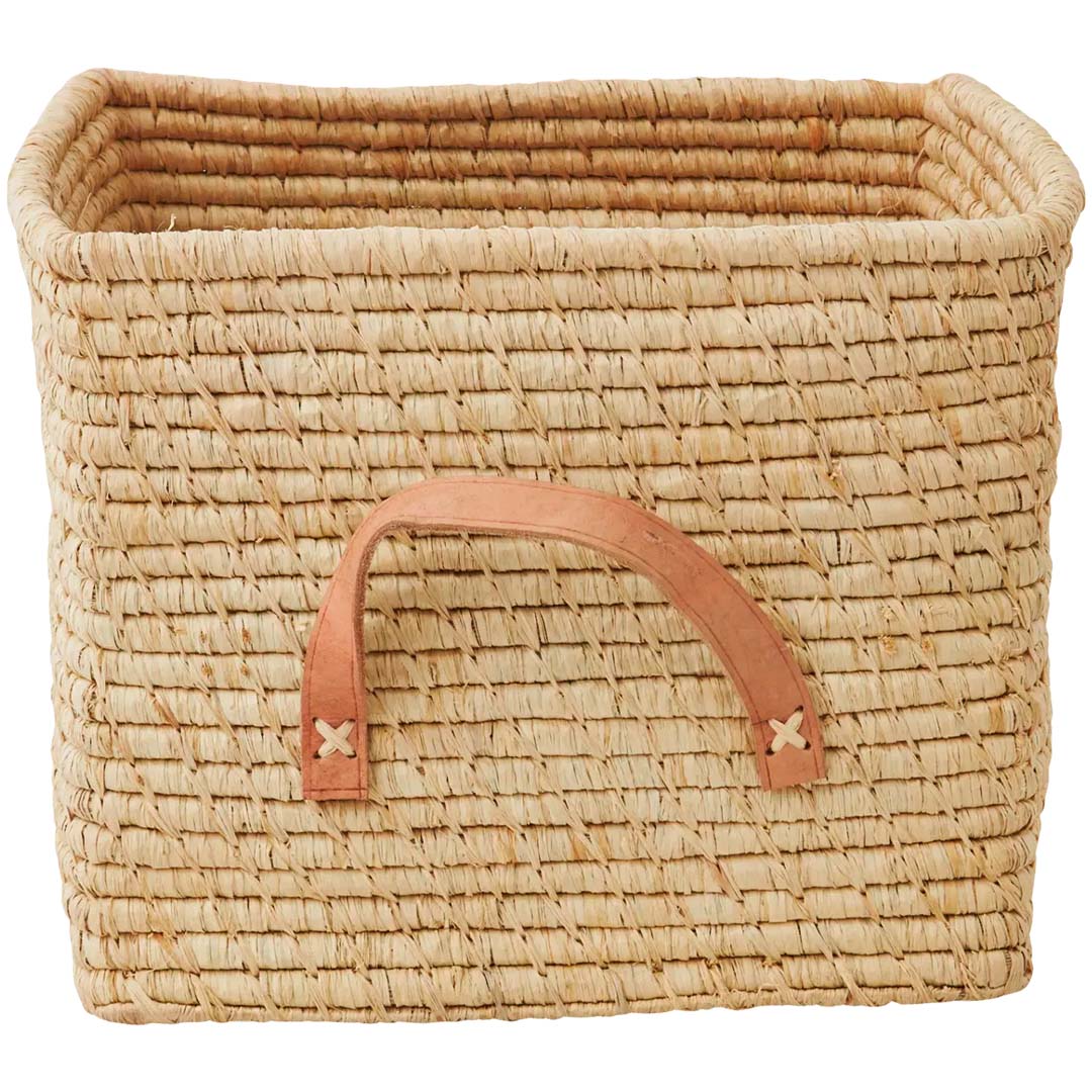 rice opbergmand raffia - natural | BSRAT-30N