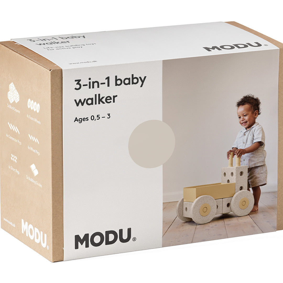 modu loopwagen 3-in-1 - sand grey | M-ACT-WAL-SG-HY | 
