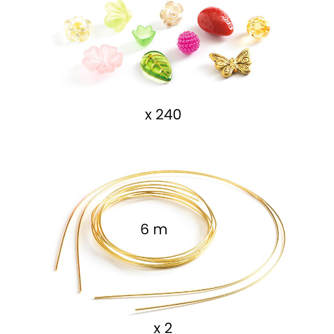 djeco knutselset tiara's - roze | DJ00039 | 2