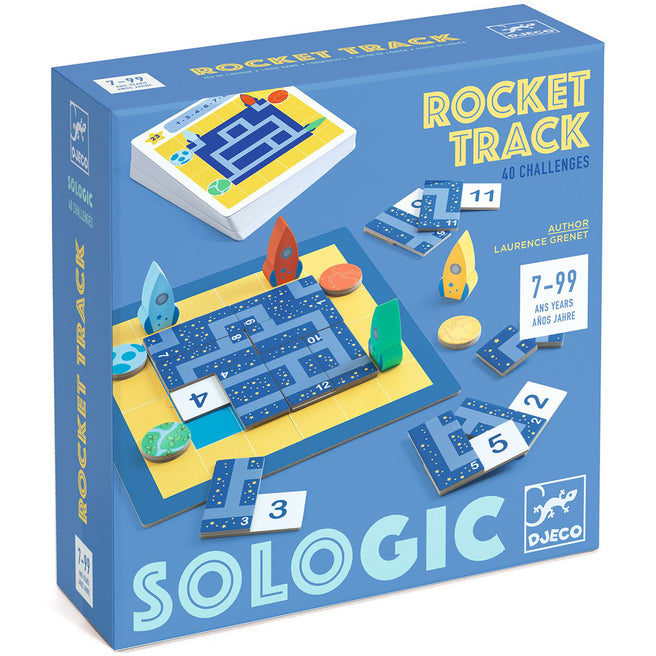 DJ00825 | djeco puzzelspel sologic - rocket track | 1