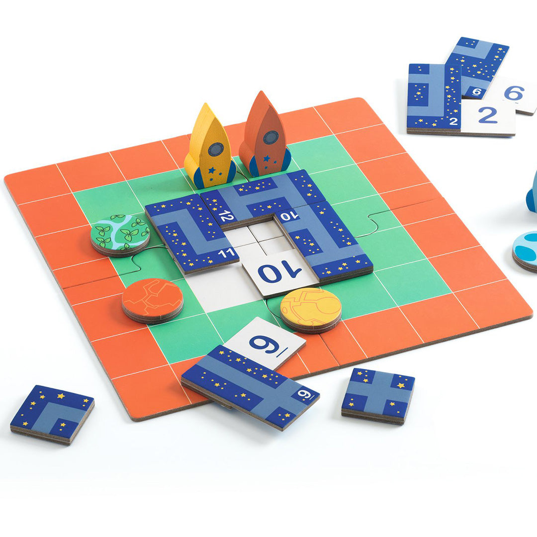 DJ00825 | djeco puzzelspel sologic - rocket track | 2