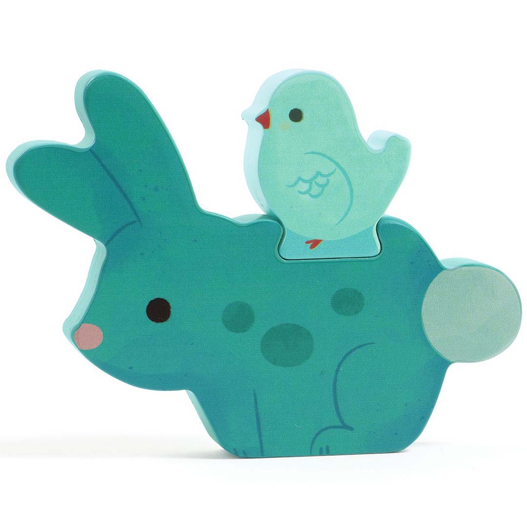 djeco stapelpuzzel - vrienden - 6st | DJ01083 | 3