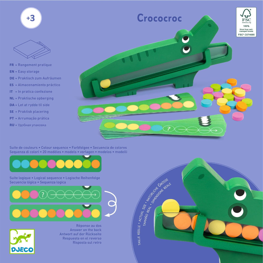 djeco geheugenspel crococroc