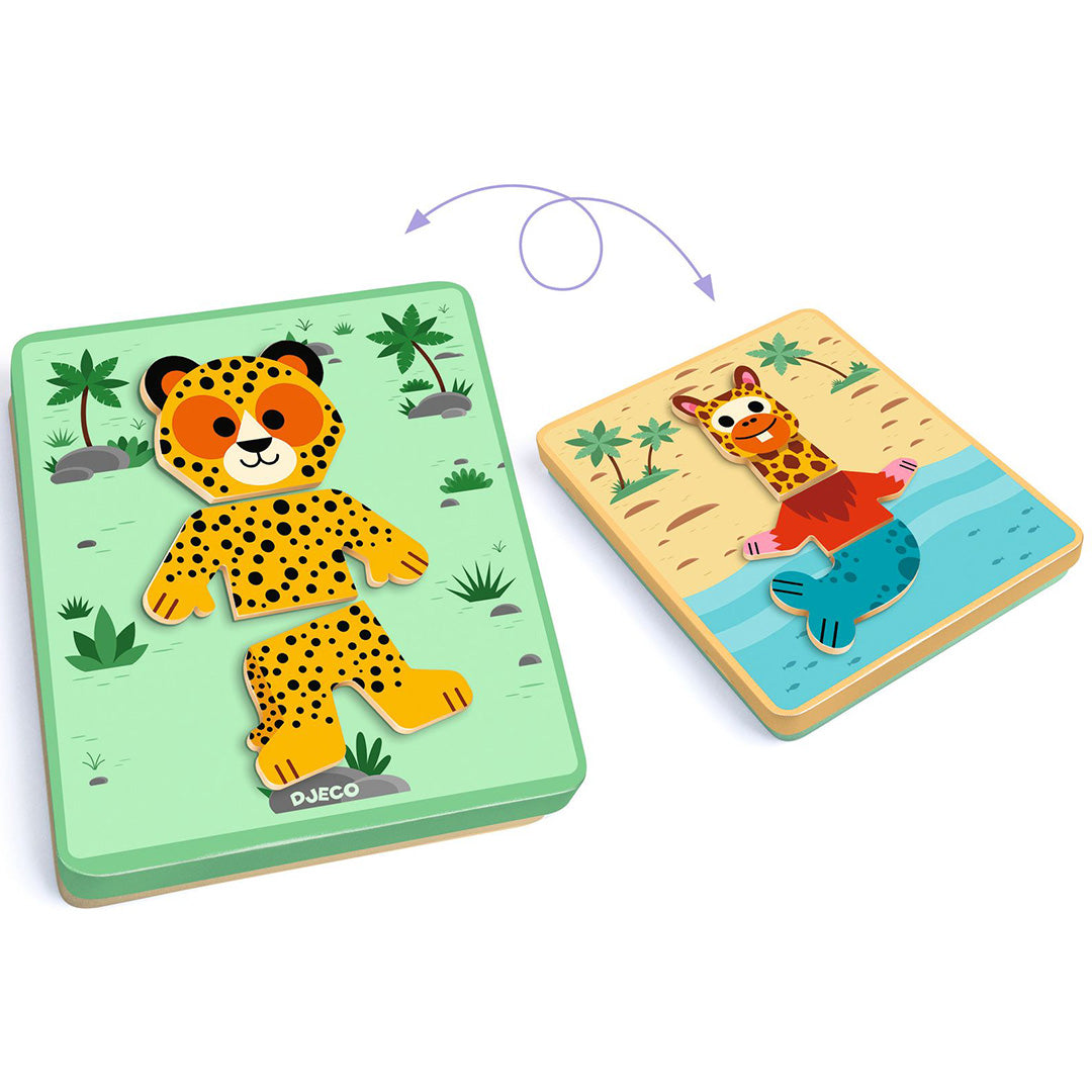 DJ03070 | djeco magneetset inzebox mix 'n' match - 24st | 4