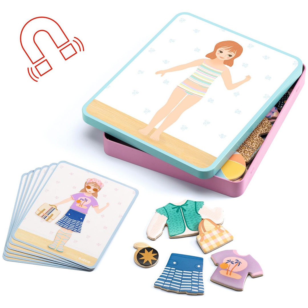 DJ03073 | djeco magneetset inzebox dressing - 38st | 2