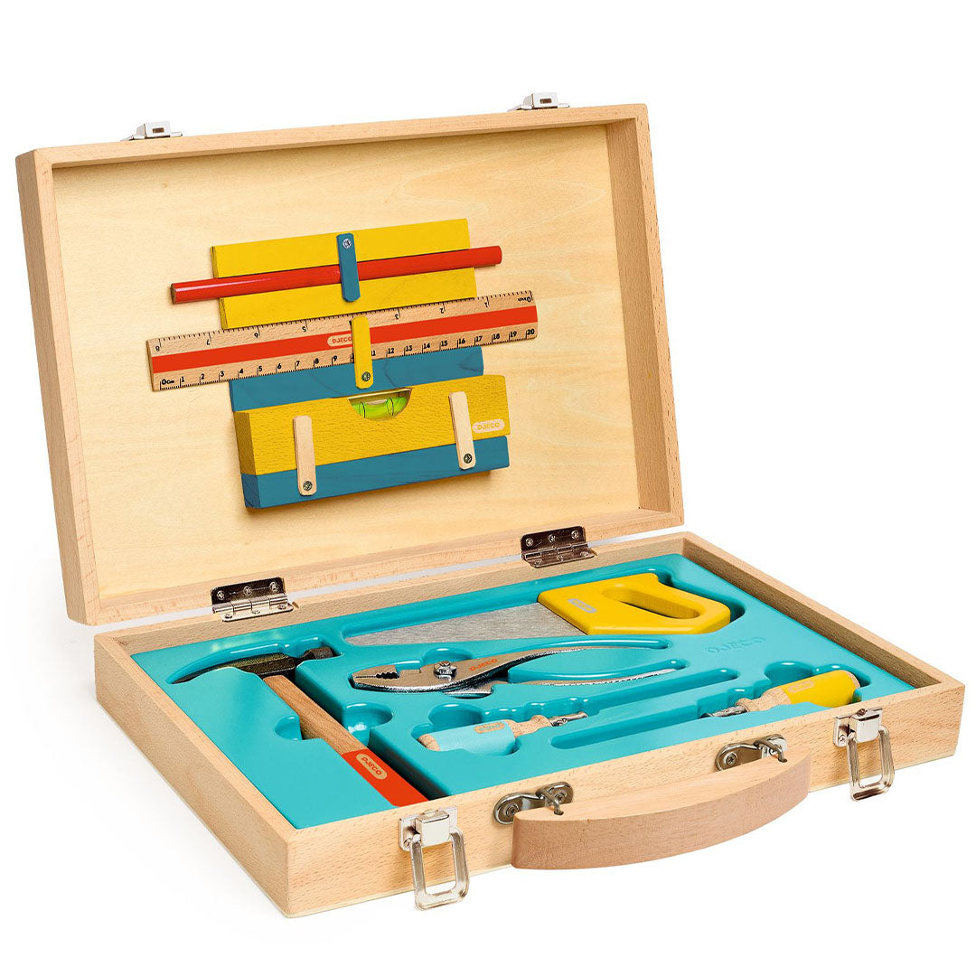 djeco gereedschapsset met kist maxi bricolo | DJ05531 | 2