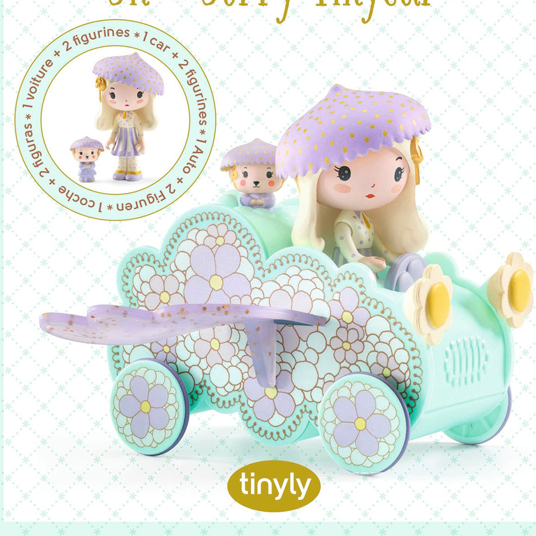 djeco figurine tinyly - jil & jerry tinycar