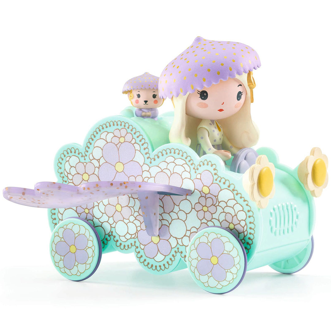 djeco tinyly speelfiguur - jil & jerry tinycar | 1