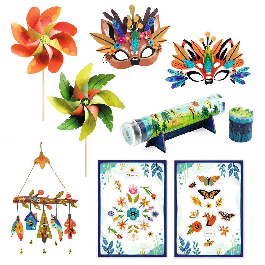 djeco knutselset diy natuur - 5 activiteiten | DJ07933 | 2