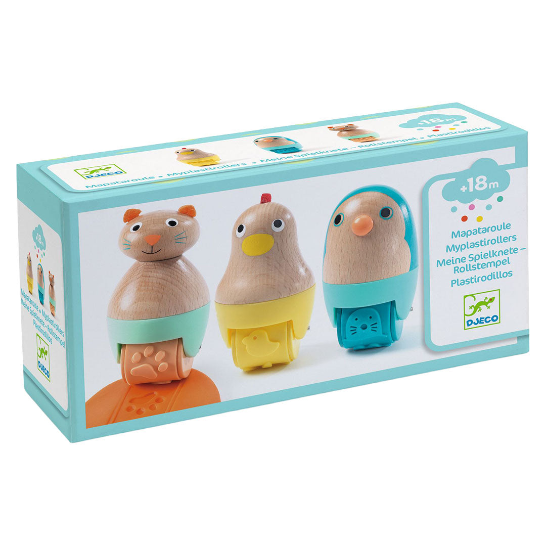 djeco stempel rollers dieren - 3st | DJ09035 | 0