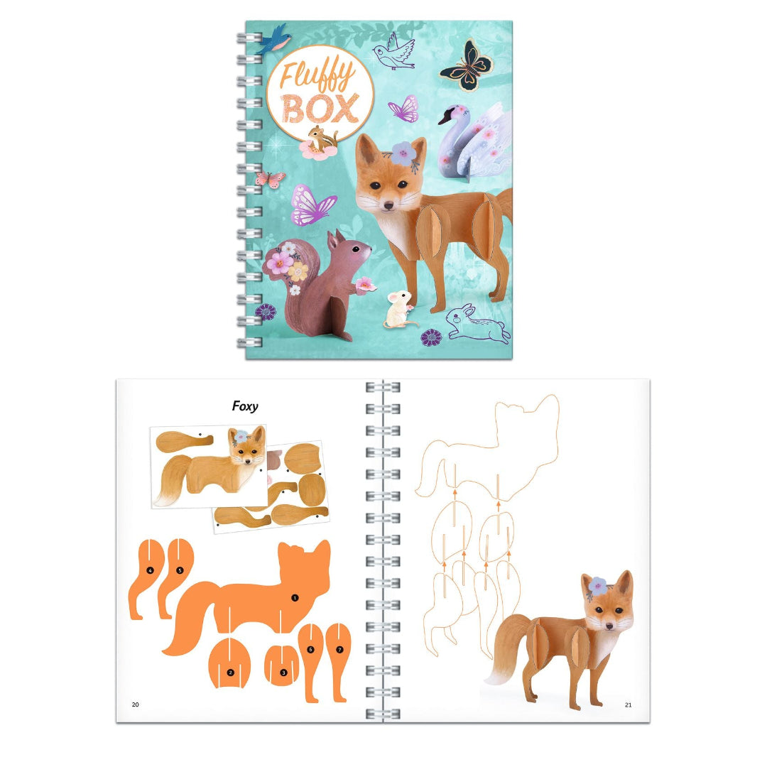 djeco knutselset fluffy box | DJ09329 | 5