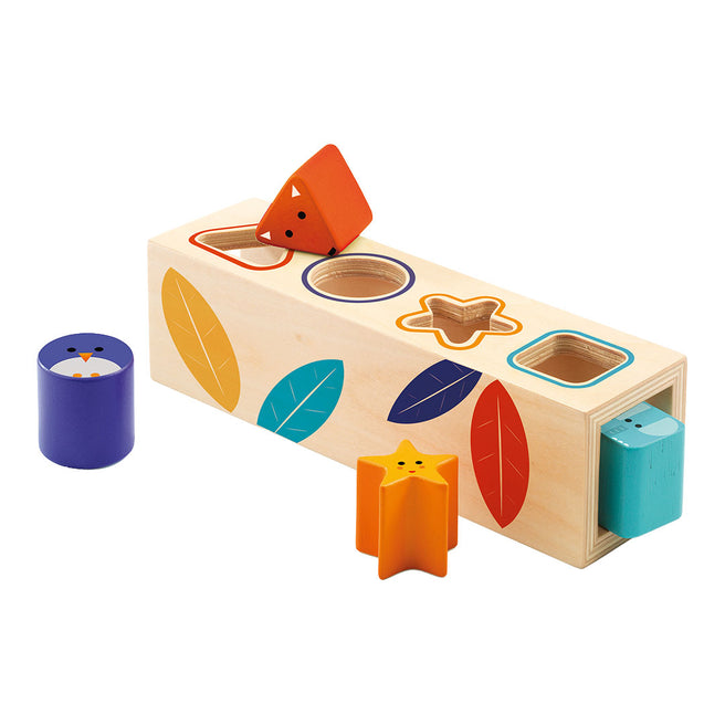 djeco boite à formes en bois - boitabasic