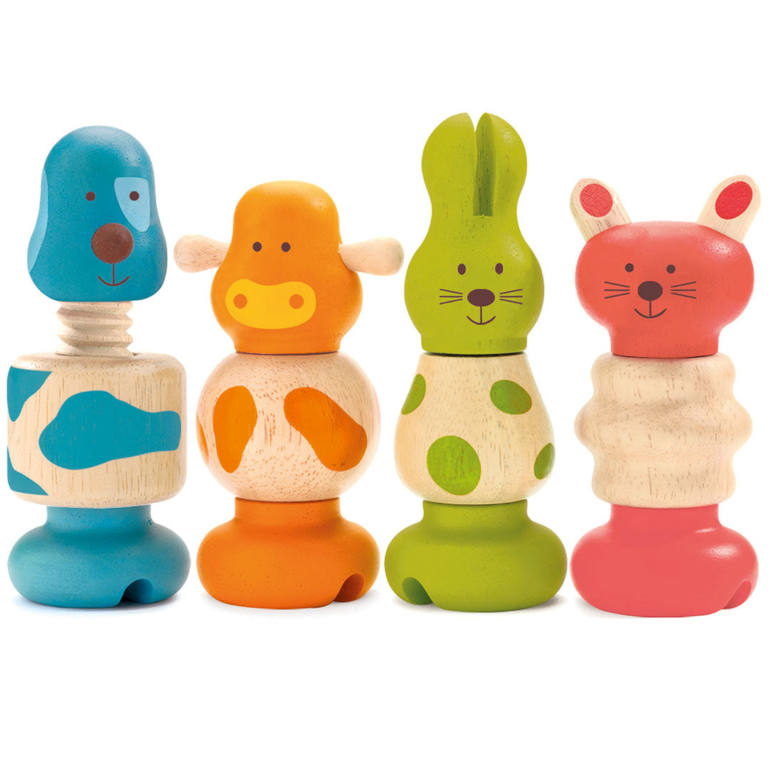 djeco animaux à visser - vis-animo