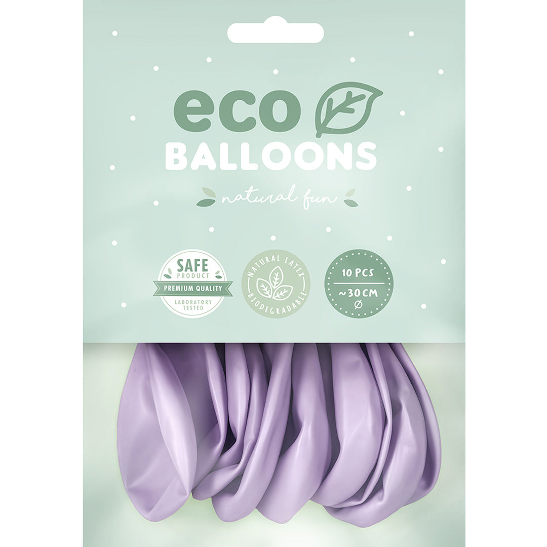 partydeco ballons métallisés - lilas - 30 cm - 10 pcs