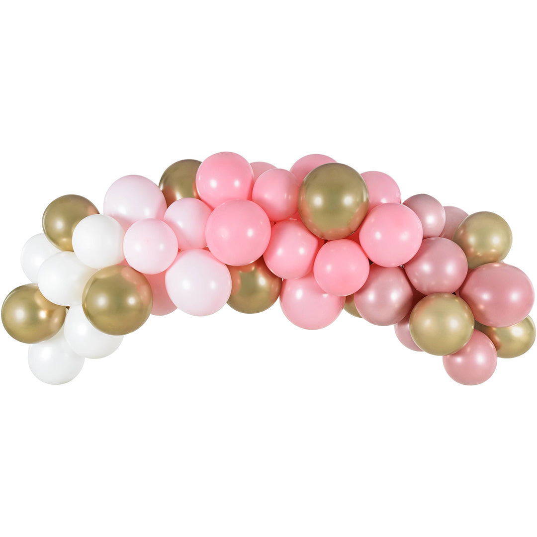 partydeco ballonnen metallic - rose goud - 30 cm - 10st | ECO30M-019R-10 | 1