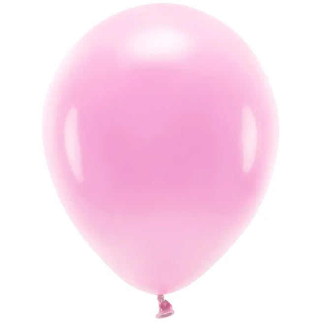 partydeco ballonnen pastel - roze - 30 cm - 10st | ECO30P-081-10 | 