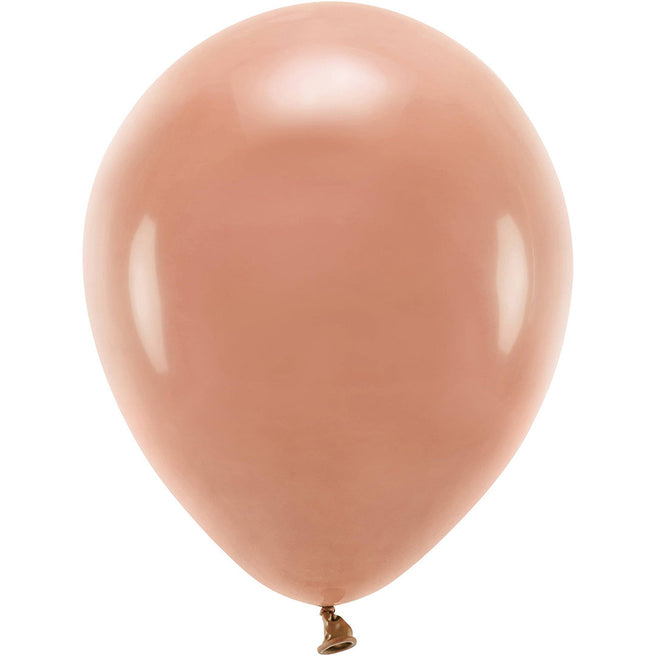 partydeco ballonnen pastel - misty rose - 30 cm - 10st | ECO30P-081MR-10 | 1