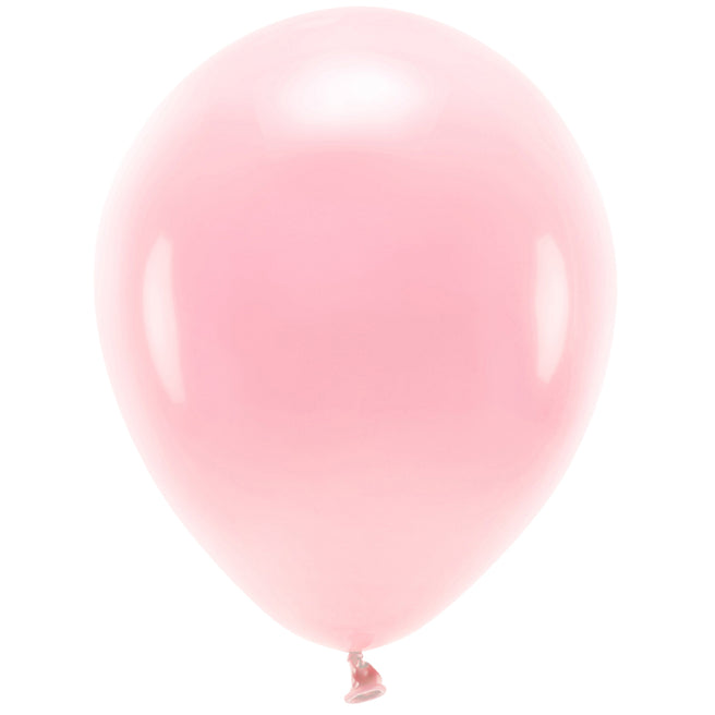partydeco ballonnen pastel - blush roze - 30 cm - 10st | ECO30P-081RM-10