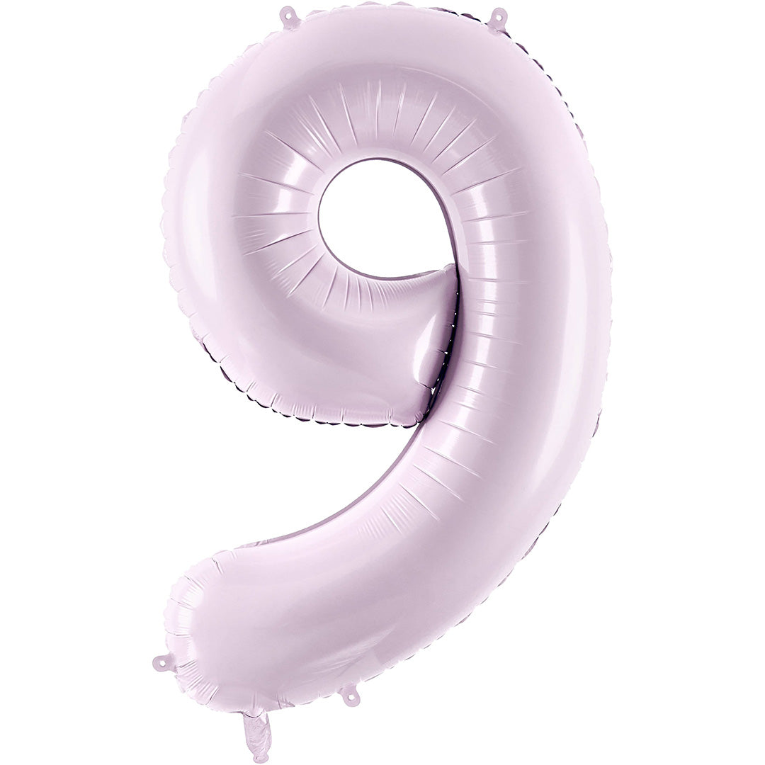 partydeco cijferballon 9 paars - 72 cm | FB230G-9-014 | 1