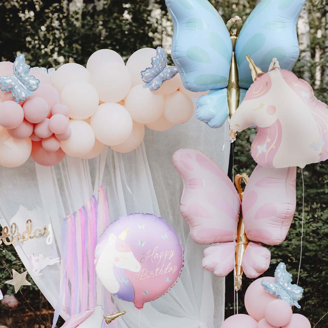 partydeco folieballon eenhoornhoofd - 61 cm | FB372 | 2
