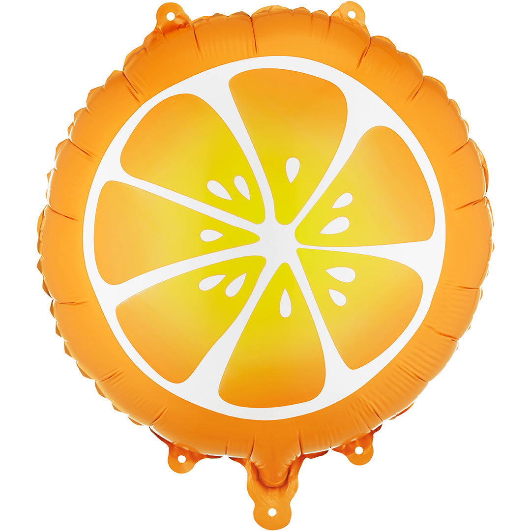 partydeco folieballon oranje - 35 cm | FB415 | 1