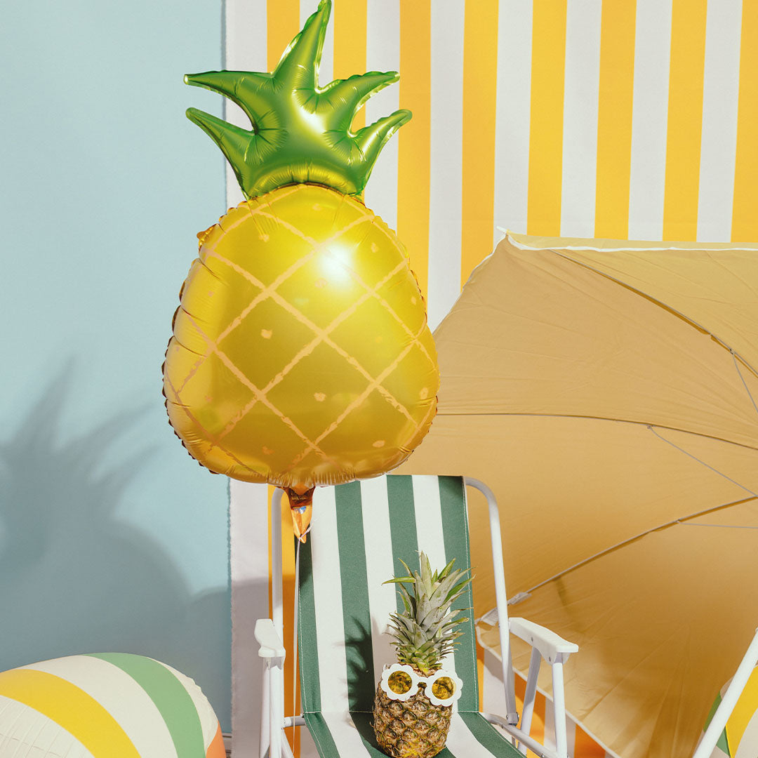 partydeco folieballon ananas - 38x68 cm | FB417 | 2