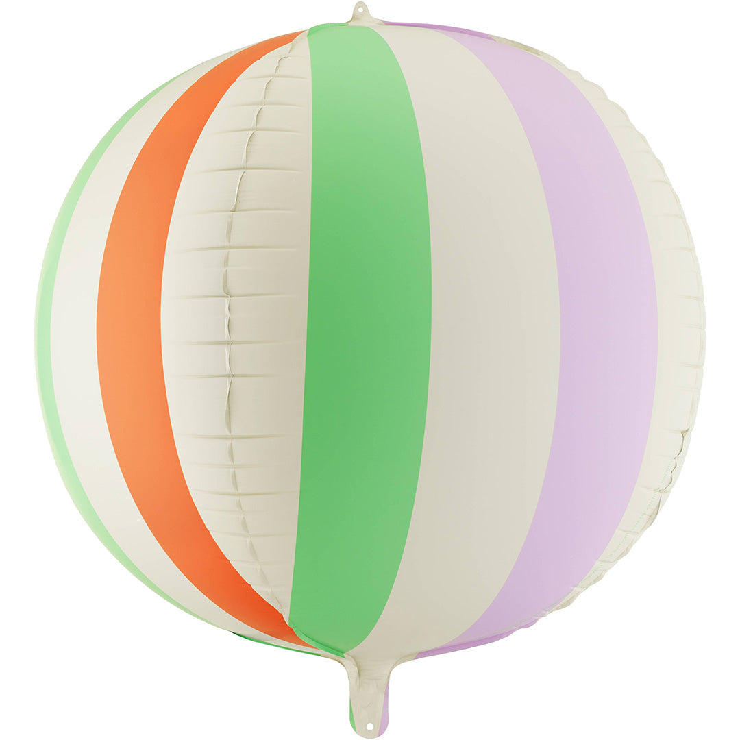 partydeco folieballon gestreept - 75 cm | FB418 | 1