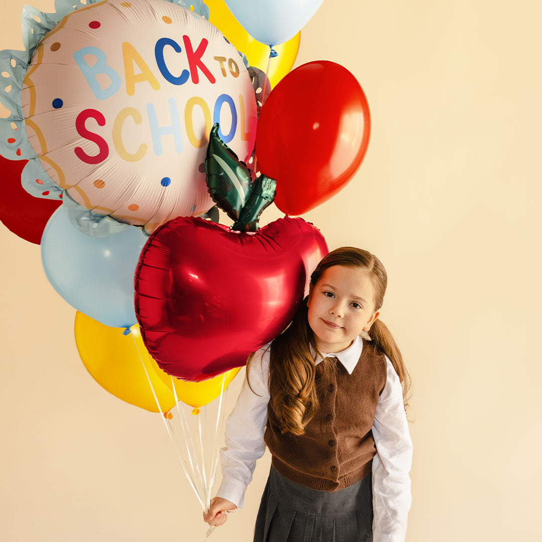 partydeco ballon en aluminium back to school - 52x52 cm