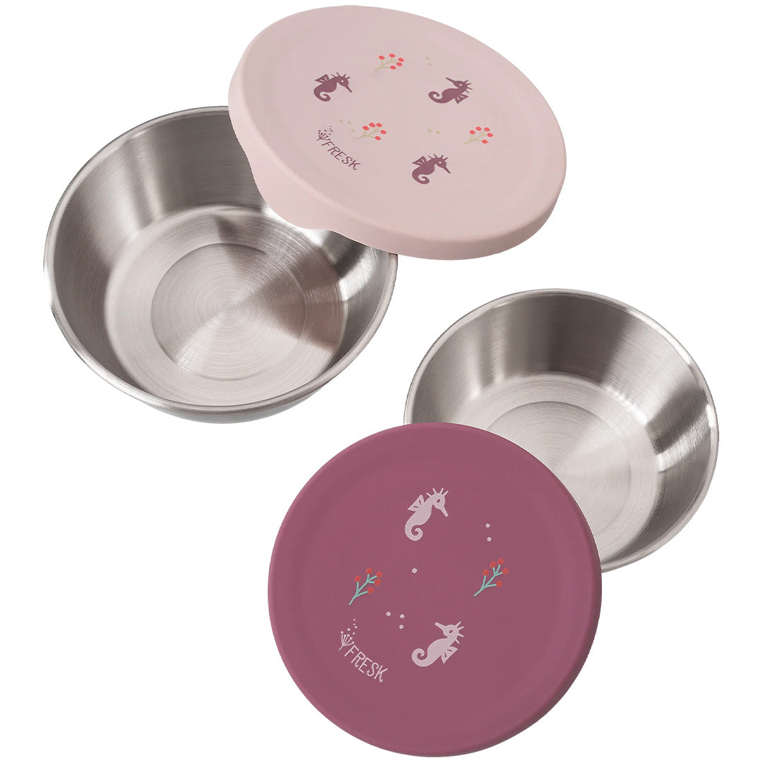 fresk rvs snackdoosje seahorse - 2st | FD660-16 |  2
