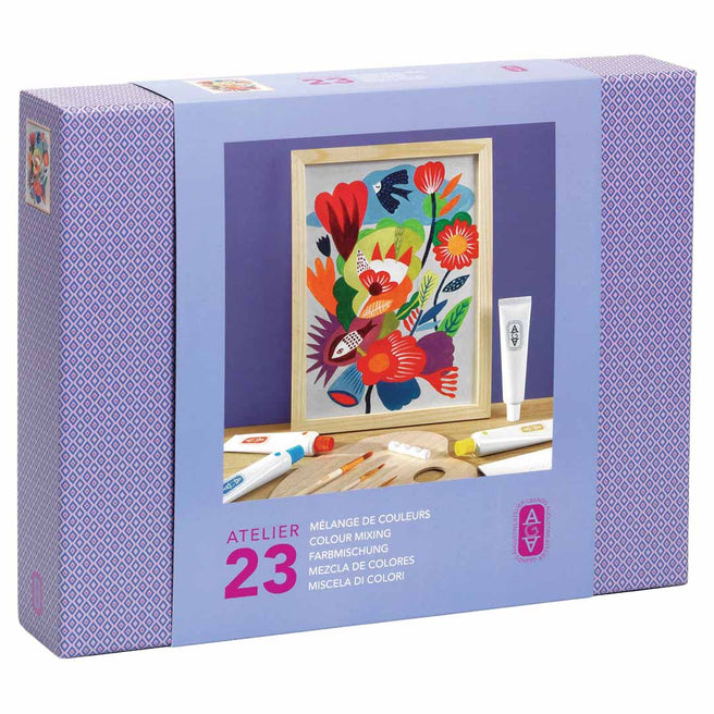 djeco knutselset atelier 23 - kleuren mixen