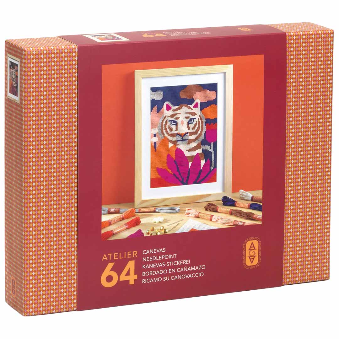 djeco coffret créatif atelier 64 - art de l'aiguille