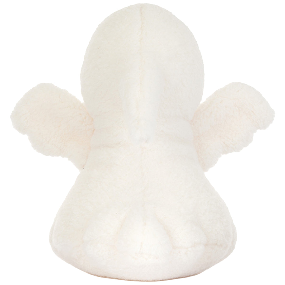 Achteraanzicht van het Jellycat witte pluchen spookje.