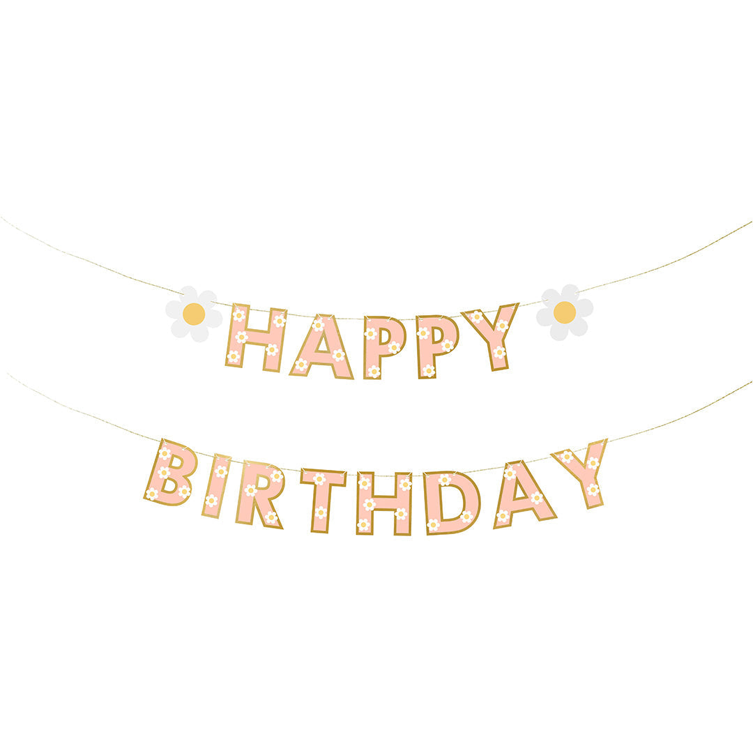 partydeco slinger happy birthday - mix - 200x14,5 cm | GRL114 | 1