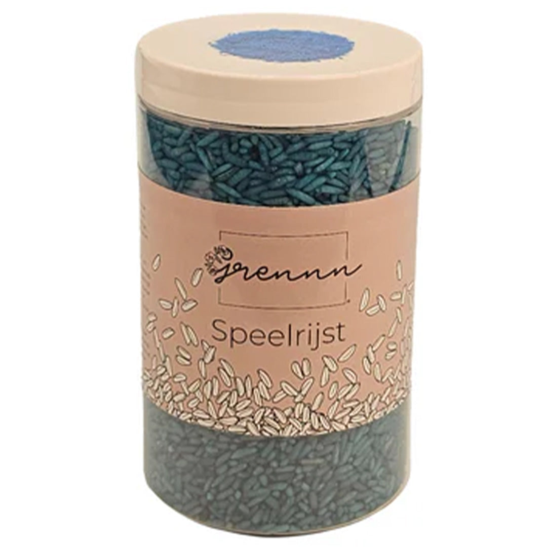 grennn speelrijst blauw - 300 gram | 4800437969408 | 2