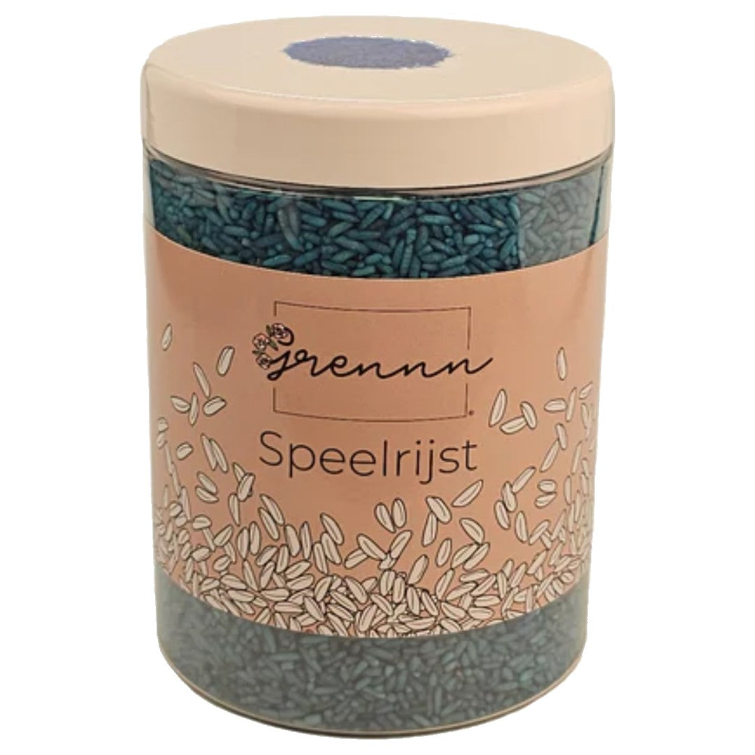 grennn speelrijst blauw - 750 gram | 4800437969415 | 2