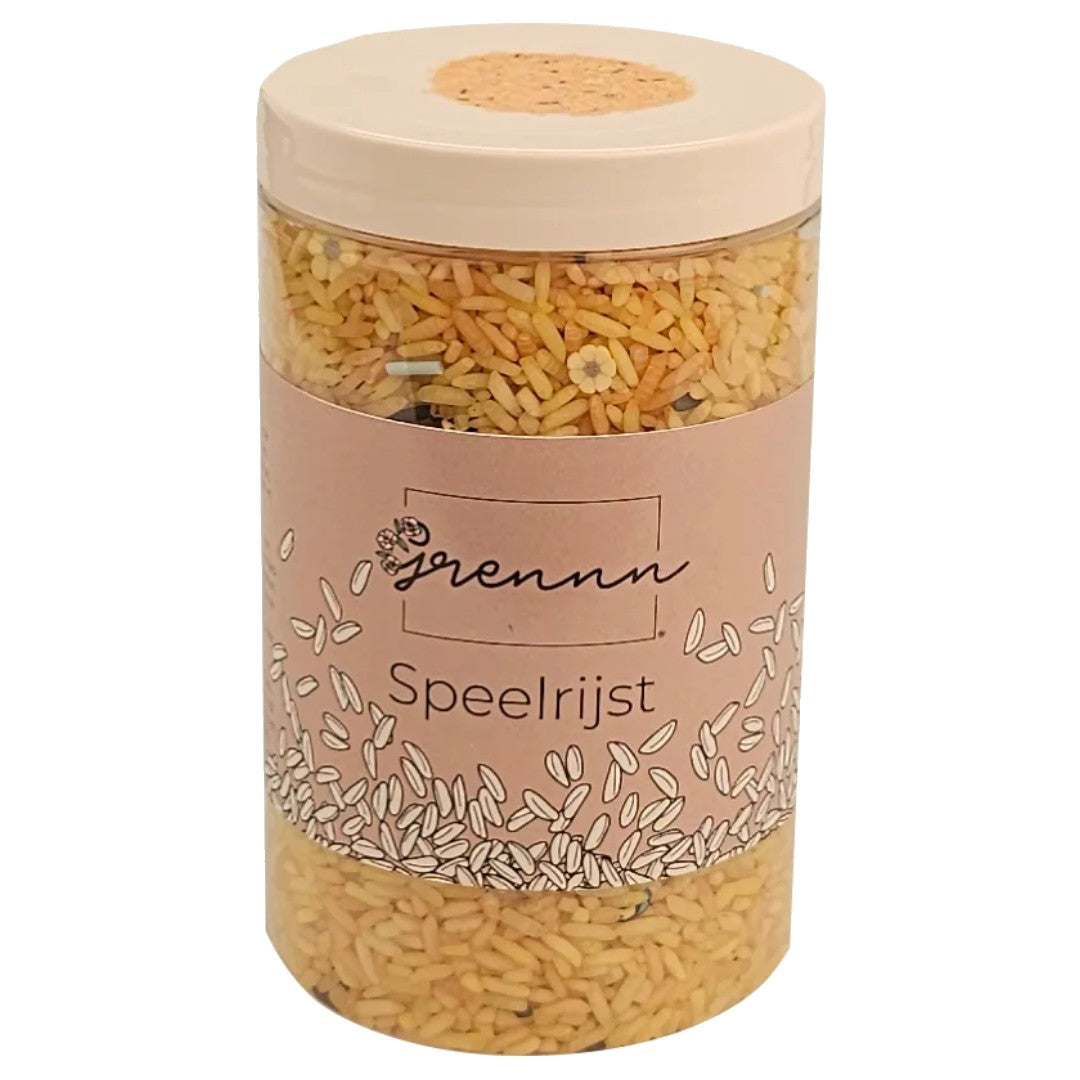 grennn speelrijst bijenmix - 300 gram | 4800437969880 | 2