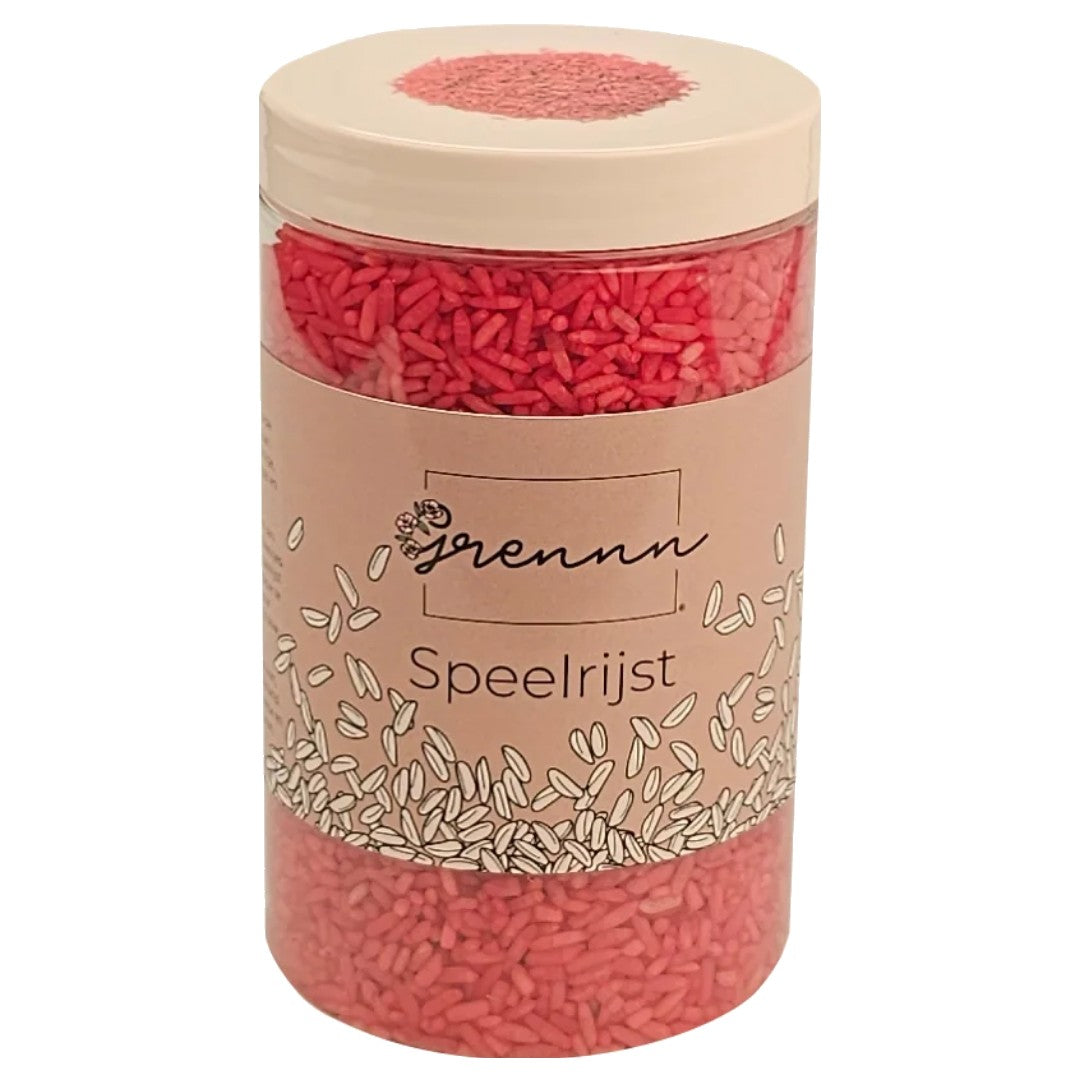 grennn speelrijst bordeaux rood - 300 gram | 4800437969323 | 1