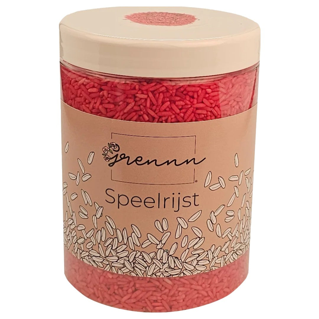 grennn speelrijst bordeaux rood - 750 gram | 4800437969330 | 2