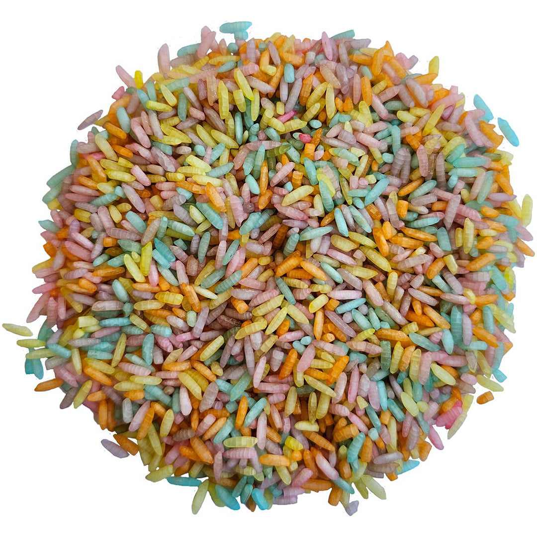 grennn speelrijst pastelmix - 300 gram | 4800437969644 | 1