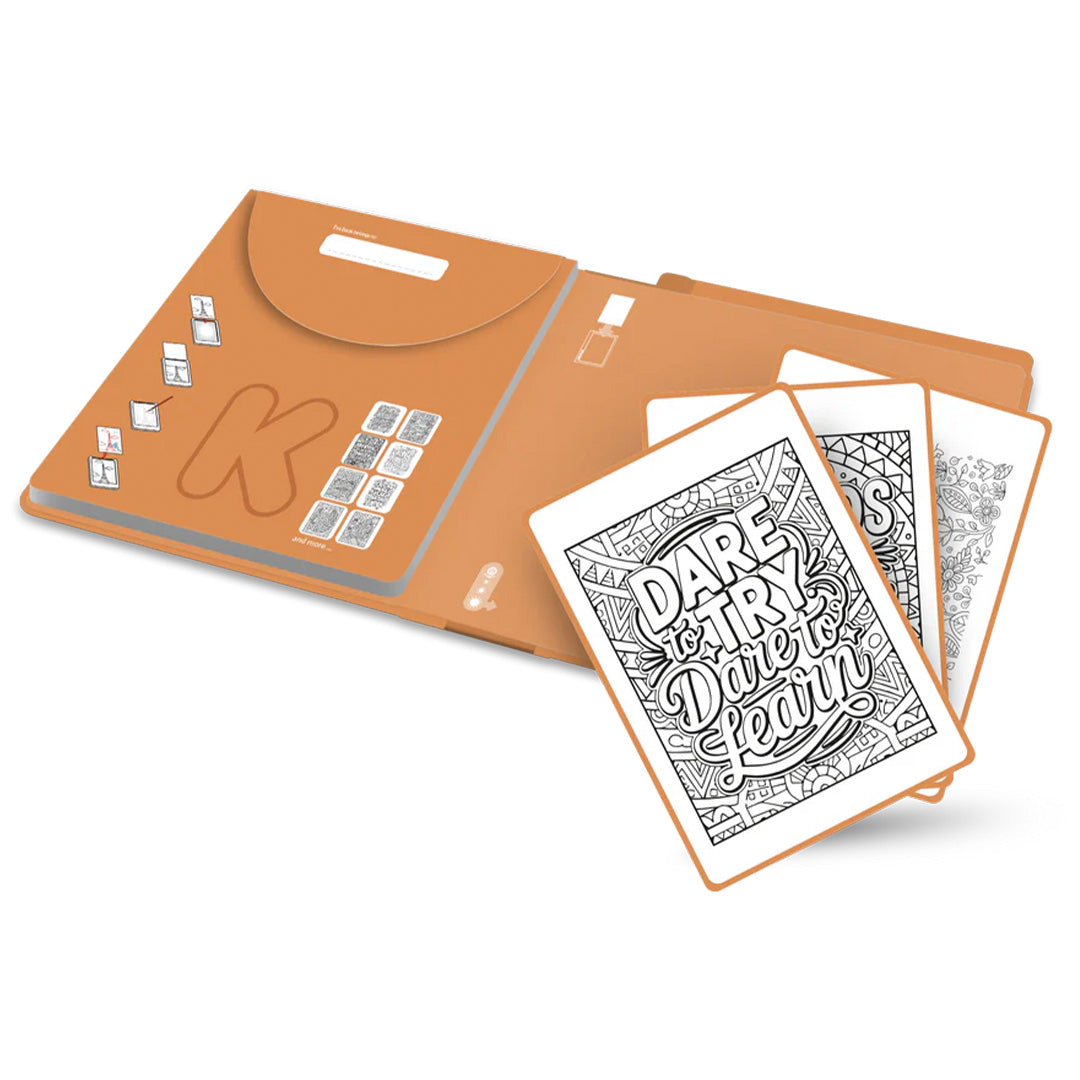 kidywolf extra tekenkaarten voor kidydraw pad - quotes - 30st | K-DRAW-PAD-REFILL-QUO | 