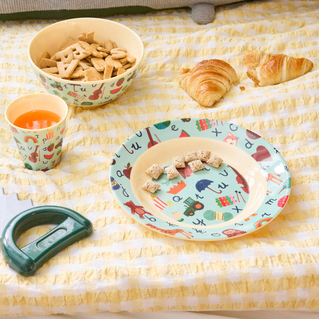 rice kinderbord abc - blue | KIBOW-ABC | 2