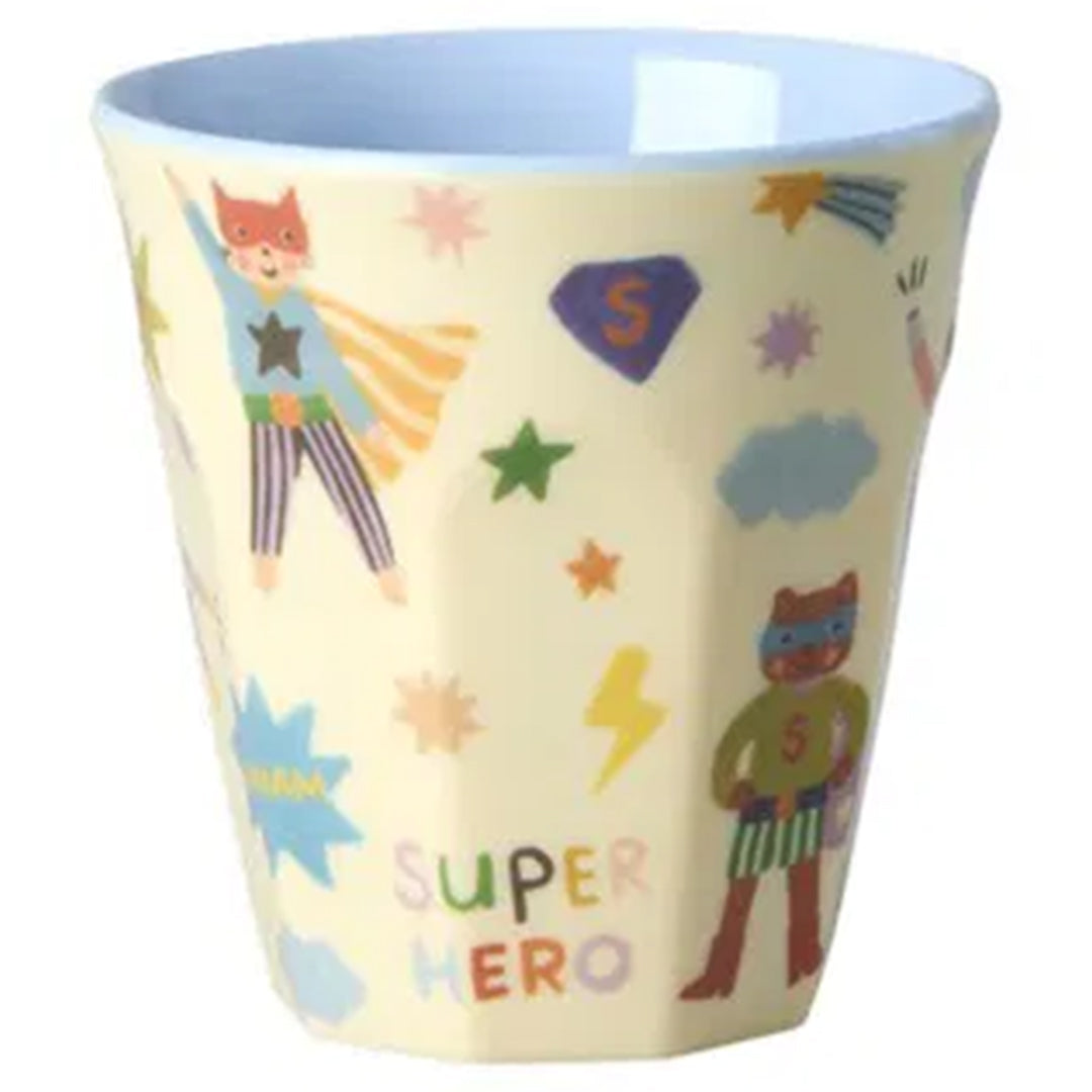 rice kinderbeker hero - blauw - 160 ml | KICUP-HERO | 
