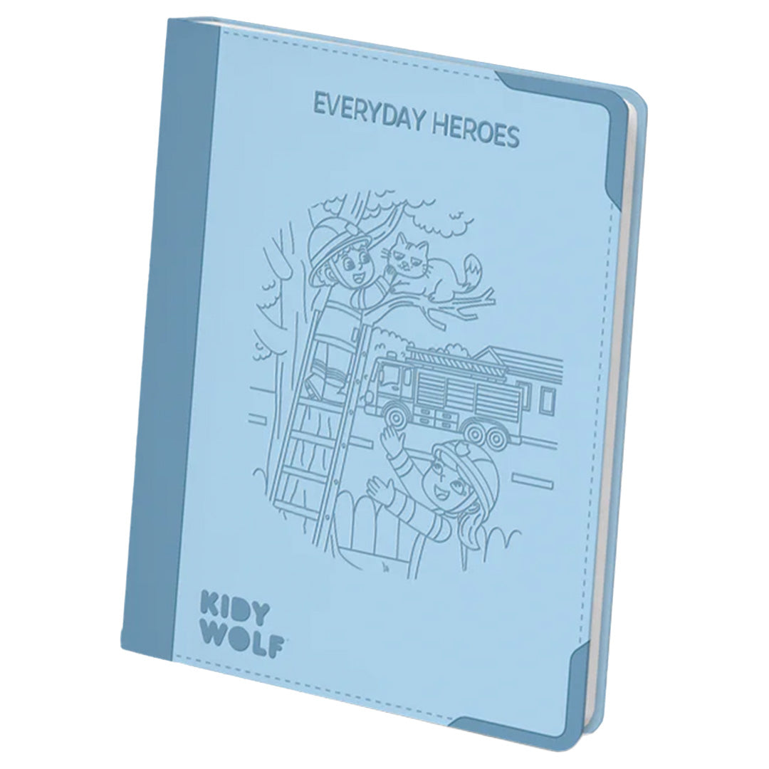 kidywolf extra tekenkaarten voor kidydraw pad - helden - 30st | KIDYDRAW-PAD-REFILL6-EDH | 