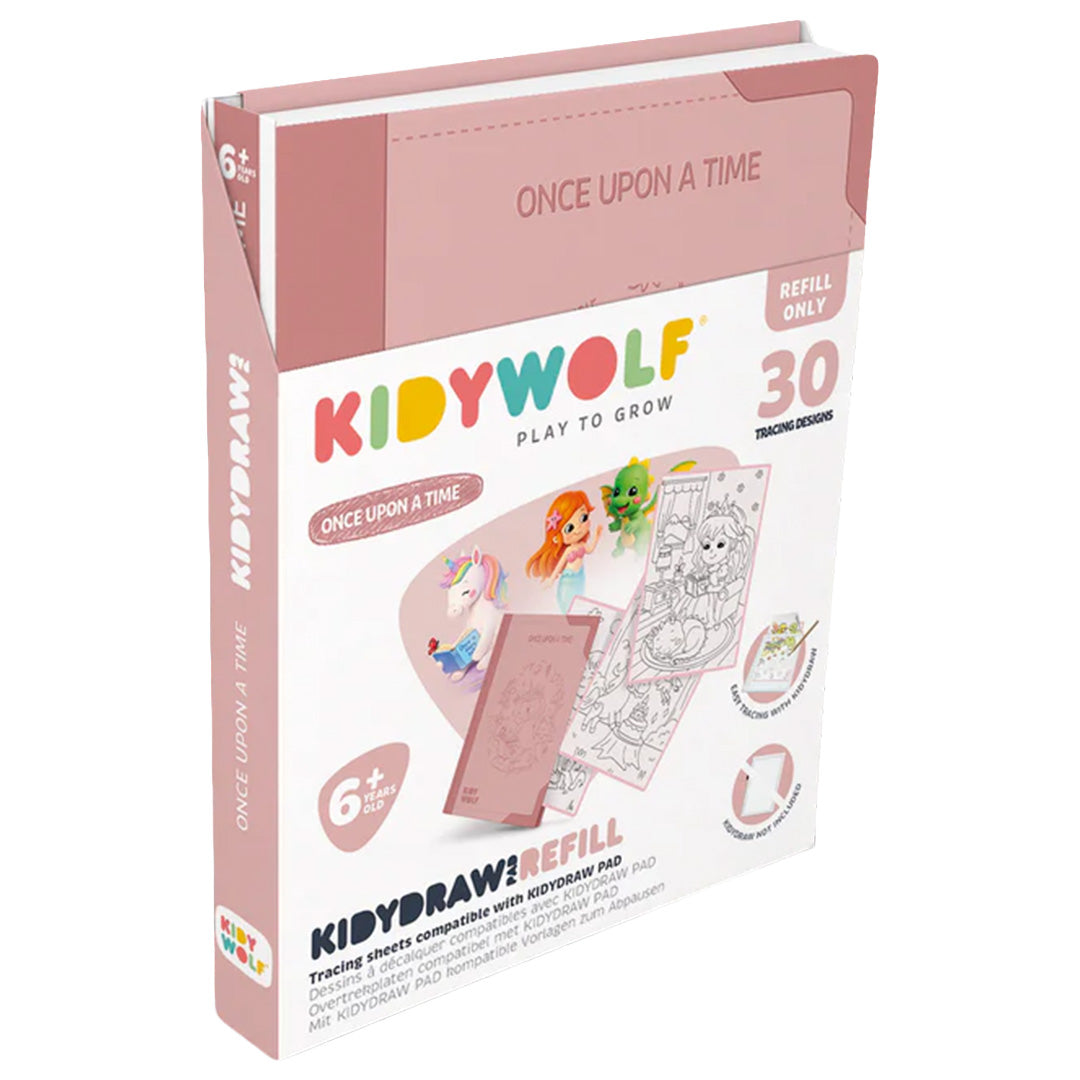 kidywolf extra tekenkaarten voor kidydraw pad - fantasie - 30st | KIDYDRAW-PAD-REFILL6-OUT | 