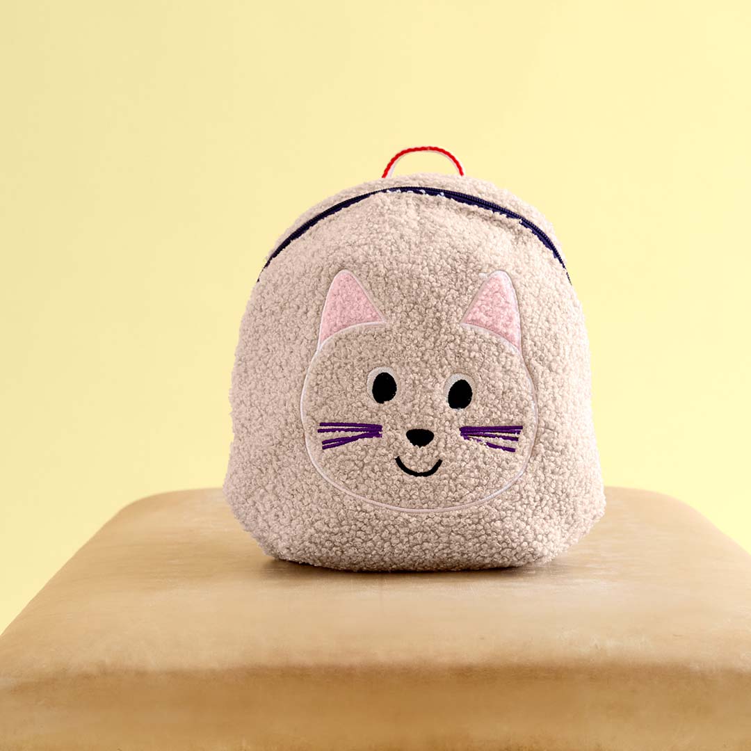 lässig sac à dos enfant tiny team - chat - 25 cm