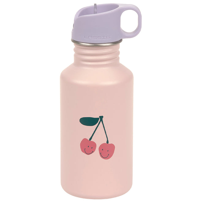 lässig rvs drinkfles cherry - happy fruits - 500 ml | 12100282007 | 