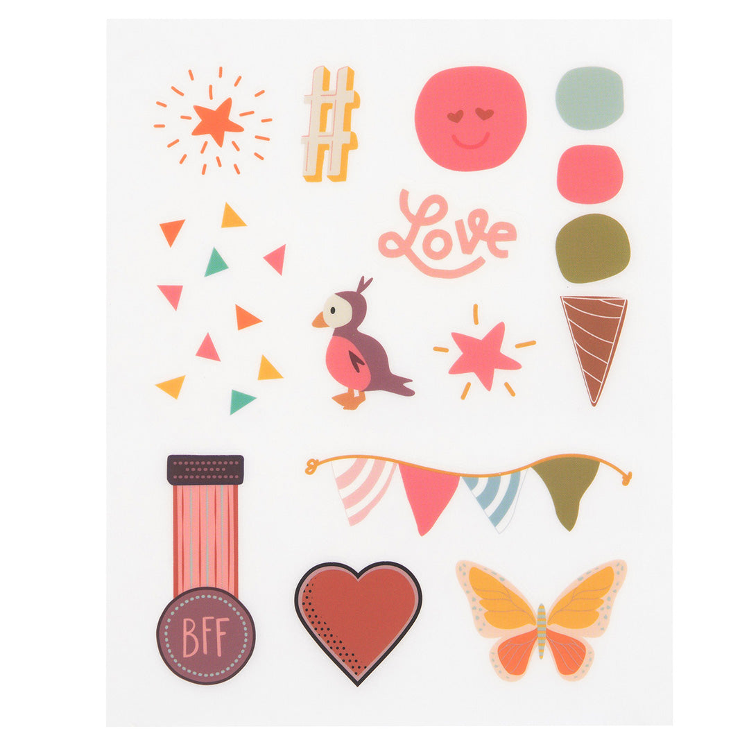 lässig rub on stickers little gang - happy | LAS1206017040 | 2